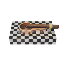 Cendrier à cigares blanc cigares en bois pour fumer des accessoires